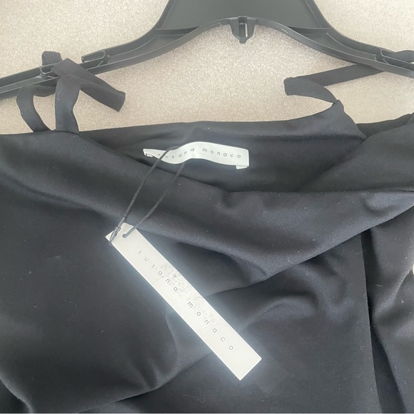 Susana Monaco Black Sleeveless Dress Size Large - Picture 5 of 8